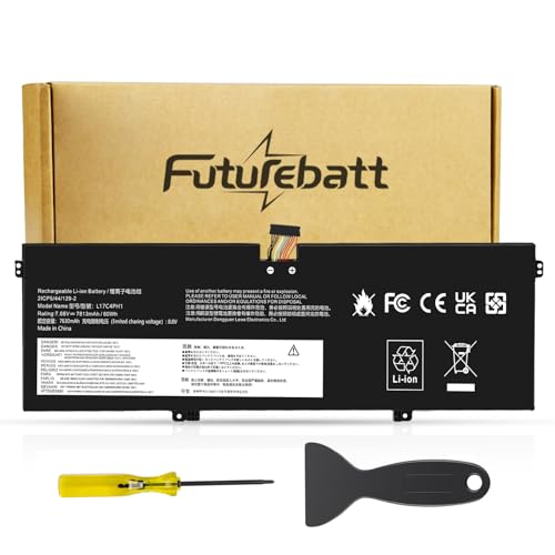 Futurebatt L17C4PH1 L17M4PH1 Laptop Battery for Lenovo Yoga Lenovo Yoga 7 Pro Pro-13IKB C930 C930-13IKB C930-13IKB-81EQ 81C4 81EQ Series 5B10Q82425 5B10Q82426 C930-13IK C930-13IKB L17M4PH2 L17L4PH2 - size: L17C4PH1 12.60 5.28 1.06