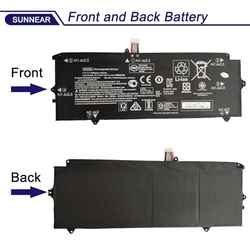 MG04XL 812205-001 Battery Replacement for Hp Elite X2 1012 G1 Series Laptop 812060-2B1 812060-2C1 HSTNN-DB7F 7.7V 40Wh 5195mAh
