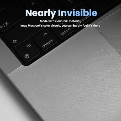 Palm Rest Cover Compatible with 2025 2024 MacBook Air 13" M4 M3 Chip A3240 A3113 Trackpad Protector Skin for Apple MacBook Air 13.6 Inch M4 M3 A3113 Touchpad Cover Trackpad Protector, Clear - size: 2024+ MacBook Air 13.6" M4 M3(Clear)