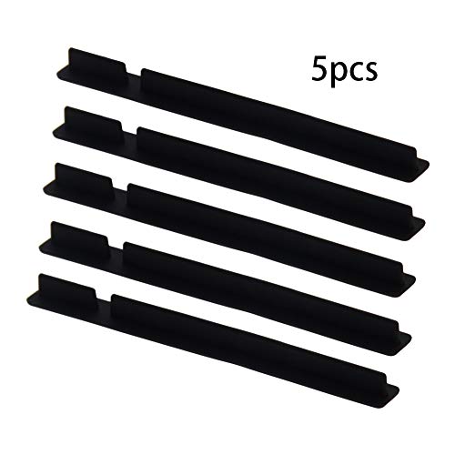 5Pcs PCI Slot Cover Anti Dust Plug PCI-e Silicone Cap Computer Port Cover PC Interface Stopper Socket Protecor Black,WuJuntool