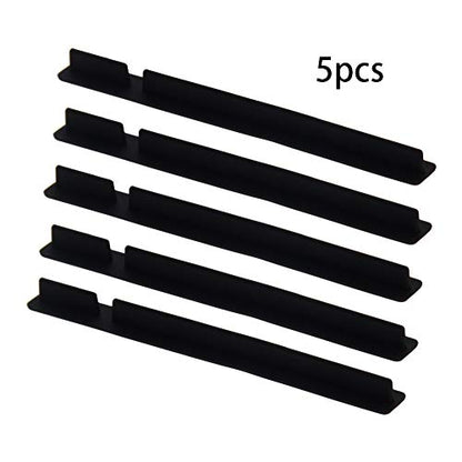 5Pcs PCI Slot Cover Anti Dust Plug PCI-e Silicone Cap Computer Port Cover PC Interface Stopper Socket Protecor Black,WuJuntool