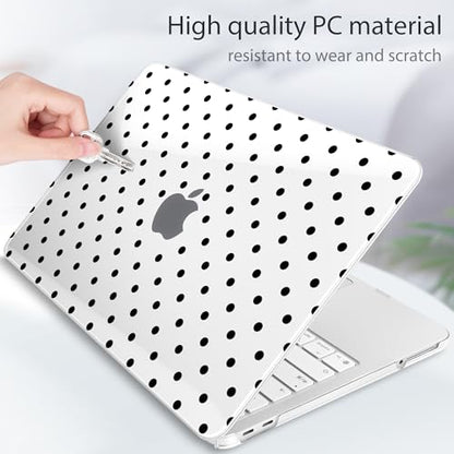 Tuiklol for 2026 MacBook Neo 13 Inch A18 Pro Chip Case, (Model A3404) Anti-Scratch Anti-Drop Slim Hard PC Shell Case with Shockproof Protective MacBook Neo Laptop Cover, Spot-Black - color: Spot-Black