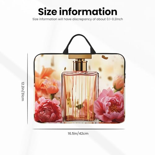 14 inch Laptop Sleeve with Handle Shockproof Laptop Bag Waterproof Computer Cover Bag Fashion Perfume Briefcase