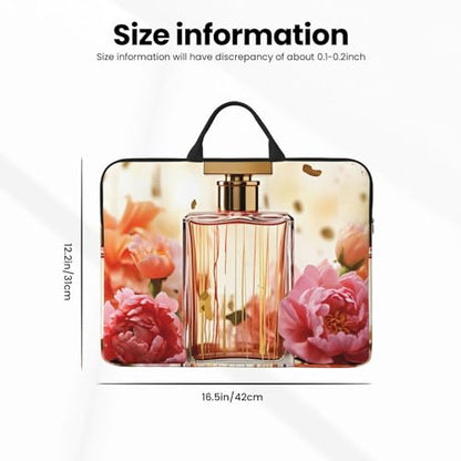 14 inch Laptop Sleeve with Handle Shockproof Laptop Bag Waterproof Computer Cover Bag Fashion Perfume Briefcase