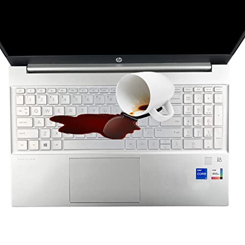 Keyboard Cover for 15.6 17.3 HP Laptop 15-er/eg/eh 15-fc/fd 17-cn/cp 17t-cn300 17t-cn000/cn200 17z-cp200 17-cp3005dx 17-cn2083dx 17-cn3003dx 17-cn4153cl 17-cn4065cl 15t-eg300 15z-fc000 15t-fd100 - color: Clear