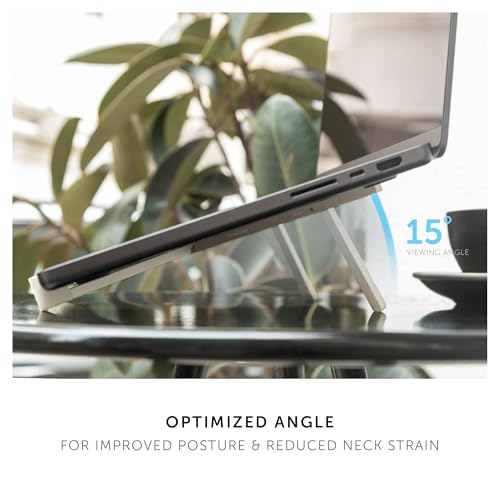 Native Union Fold Laptop Stand – Ultra-Slim Foldable & Portable Laptop Stand – Ergonomic & Optimized Viewing Angle – for 13 to 16 Inch MacBooks & Laptops, 10 to 16 Inch iPads & Tablets (Sandstone)
