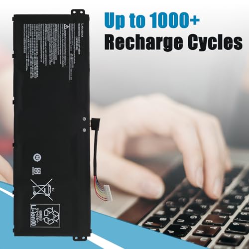 AP19B8M Laptop Battery Compatible with ACER Swift 3 SF314-59 TravelMate P4 TMP414-51 Porsche Design Book RS AP714-51GT Series KT0030G024 11.61V 55.97Wh 3-Cell - style: AP19B8M