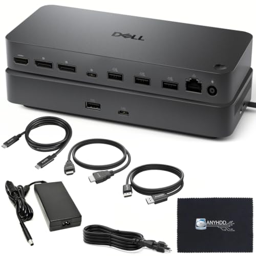 Dell Pro Dock WD25 USB-C Docking Station – 100W Power, Dual 4K Display Support, Includes Anyhdd HDMI, DisplayPort and C to C Cable, 3 Year Warranty - style: Dell Pro Dock WD25