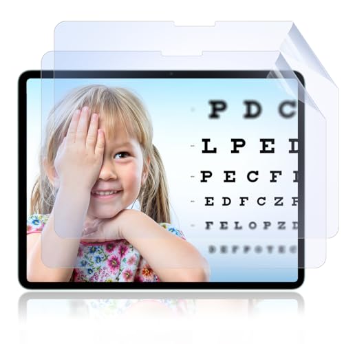 IPROKKO 2 Pack Blue Light Screen Protector for iPad Air 13 Inch M4/M3/M2 | Matte Anti Glare, Blue Light Filter Eye Protection, HD Clarity, Easy Install for iPad Air 8th/7th/6th Generation 2024-2026 - color: Blue, size: A-iPad Air 13" 2024-2026