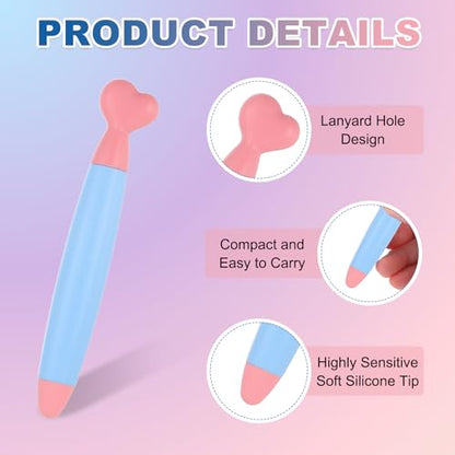 PATIKIL Crayon Stylus Pens for Touch Screen, High Sensitivity Universal Pen Capacitive Digital Pens Touchscreen Stylus for Phone Tablets Laptop Touch Screen Devices, Light Blue - color: Light Blue