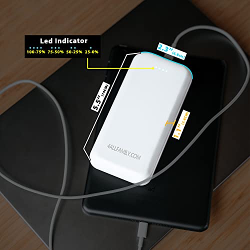 4ALLFAMILY 20000mAh Power Bank for Voyager & Explorer Cooler Travel Case | Portable Power Bank for Voyager & Explorer Coolers - Compatible with Most USB-Powered Devices On The Go