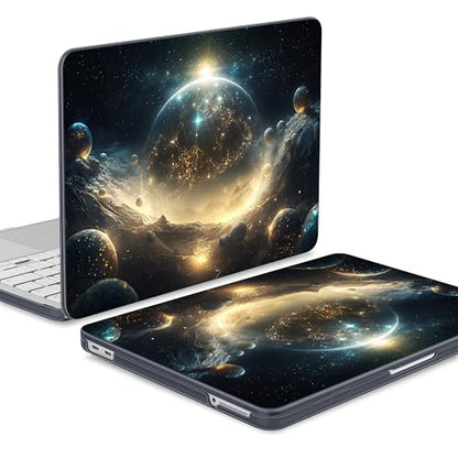 Tuiklol for 2026 MacBook Neo 13 Inch A18 Pro Chip Case, (Model A3404) Anti-Scratch Anti-Drop Slim Hard PC Shell Case with Shockproof Protective MacBook Neo Laptop Cover, Birth of Galaxy - color: Birth of Galaxy