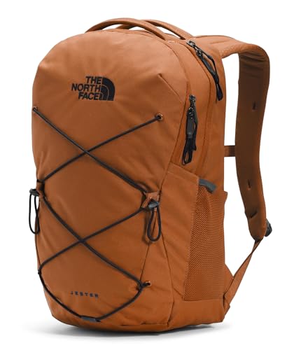 The North Face Jester Everyday Laptop Backpack, Leather Brwn/Blk-NPF, OSFA | Commuter Daypack, Water Repellent, Laptop Sleeve - color: Leather Brown/Tnf Black-npf