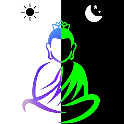 2 Pieces Fluorescent Neon Green Cross & Buddha, Skull Car Decal, Safety Religious Spiritual Stickers for SUV, Windows, Motorcycles, Skateboard Christian Night Visibility Hide Scratches (Buddha) - color: Buddha