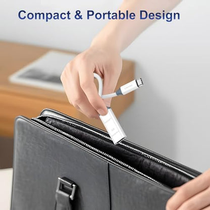 USB C to HDMI Adapter,4K@30Hz Type-C to HDMI Adapter Compatible with Thunderbolt 3/4,Video Audio Output for iPhone 16Pro,MacBook Pro/Air,Pixelbook,Surface Pro,iPad Pro/Air,XPS,Galaxy and More