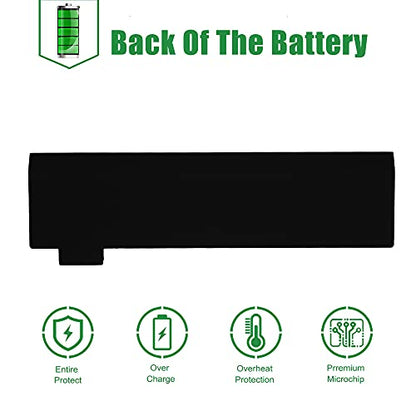 01AV423 SB10K97580 Laptop Battery Replacement for Lenovo ThinkPad T470 T480 A475 A485 T570 T580 P51S P52S TP25 Series 61 4X50M08810 01AV422 SB10K97579 01AV424 01AV452 01AV490 11.4V 24Wh - size: 9.9*3.5*1.5inch 01AV423