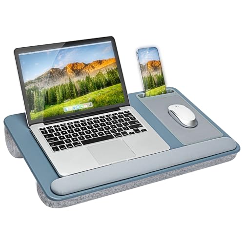 LAPGEAR Home Office Pro Lap Desk - Slate Blue, Fits 15.6” Laptops - color: Slate Blue, size: Home Office Pro W/Wrist Rest