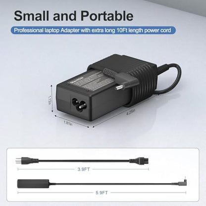 65W 3.0 * 1.1mm N20C5 N20C4 N19H2 N22C6 N23H1 Laptop Charger Compatible with Acer Aspire 5 A515-55 A515 - color: Dark black