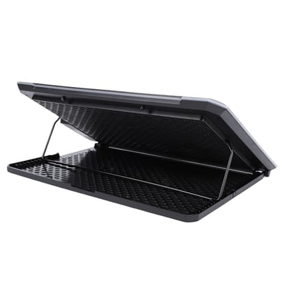 GOWENIC Laptop Cooling Pad, 8 Level Height Gaming Laptop Cooler with RGB Lights, 2 USB Ports Fan Stand for 12-19 Inch, Notebook Cooler with Ergonomic Design (14 Fans)