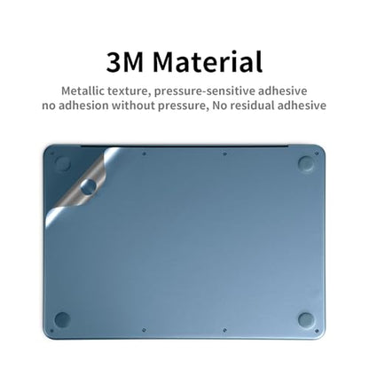 4 in 1 Ultra Thin 3M Vinyl Full Size Laptop Skin Palm Rest Sticker for 2026 New Released MacBook Pro Neo 13 Inch A3404 (Indigo Blue) - color: Indigo Blue