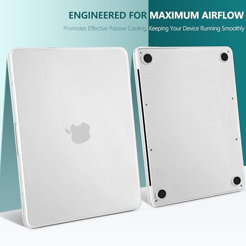 Matte Frosted Compatible with MacBook Neo 13 Inch 2026 (Model A3404 | A18 Pro Chip) | Anti-Fingerprint Hard Shell, Ultra Slim, Non-Slip, Lightweight Protective Cover | Frosted Clear - color: Matte Clear