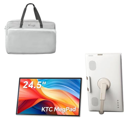 KTC 25 Inch MegPad Portable TV Touchscreen Monitor with Carrying Laptop Bag