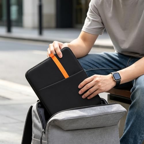 NIDOO Laptop Sleeve 13 inch Computer Carrying Case Cover for 13" MacBook Air M5 M4 2026/13.6" MacBook Air/Lenovo ThinkPad L13 Gen 4 / L13 Gen 5/13.3" Dell Latitude 7350 7340/ Microsoft HP EliteBook - color: Black, size: 13-13.3 Inch