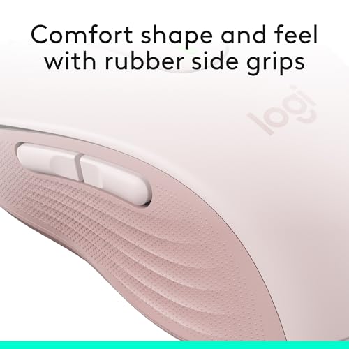 Logitech Signature M650 Wireless Mouse Small to Medium Sized Hands - Rose - color: Rose