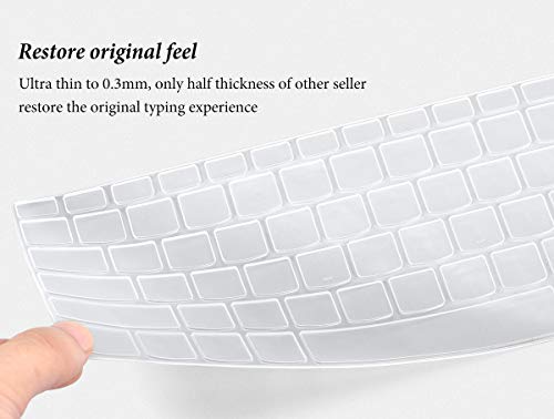 Keyboard Cover Skin for Lenovo Ideapad Flex 5i 14" 2 in 1 Laptop/Yoga 7i 5i 14/ Flex 5 5g 14" 2-in-1 Laptop/Flex 5 14IIL05 14 /Idepad S540 14/ ThinkBook 14 Gen 2 Gen 4/ThinkBook 14s Yoga- Clear - color: Clear