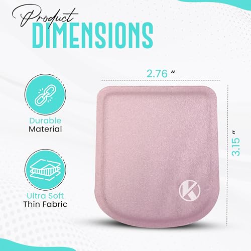 Ultra-Thin Laptop Wrist Rest Pads (Pastel Pink) - color: Pastel Pink