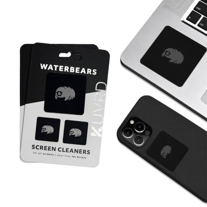 KUVRD Waterbear - Universal Screen Cleaners - Teeny Tiny Cleaning Tools for Your Lenses & Screens - 2-Pack - (2-Pad Sets) - size: 2-Pack (2-Pad Sets)