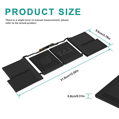 Fancy Buying A2113 A2141 Laptop Battery Compatible with MacBook Pro 16-inch A2141(2019 Version) EMC 3347,fits MVVJ2xx/A MVVK2xx/A MVVL2xx/A MVVM2xx/A - size: 12.52*3.78*0.31inch A2113