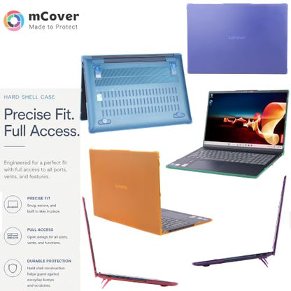 mCover Case ONLY Compatible for 2024-2026 16" Lenovo IdeaPad Slim 5 16AHP10 16ARP10 16AKP10 16IRH10 16IAH10 16IRU9 16ABR8 Series Windows Computers(NOT for Other Lenovo Models)- Purple - color: Purple