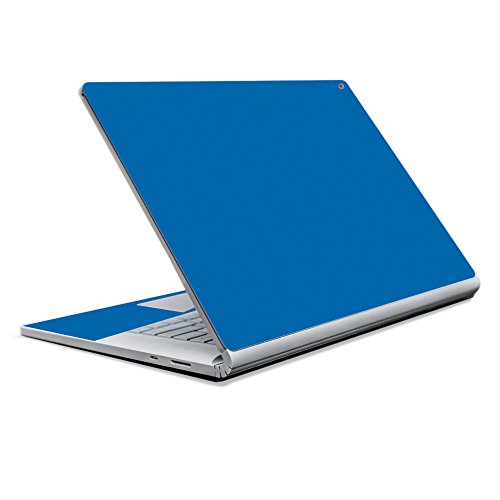 MightySkins Skin Compatible with Microsoft Surface Book 2 13" (2017) - Solid Blue | Protective, Durable, and Unique Vinyl Decal wrap Cover | Easy to Apply, Remove, and Change Styles | Made in The USA - color: Blue