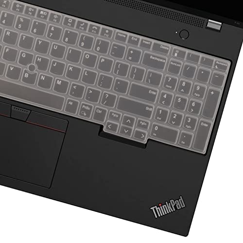 Keyboard Cover for Lenovo ThinkPad E16 L16 P16 P16v T16 P16s (Gen 3/Gen 2/Gen 1) 16 inch, Thinkpad L15 Gen 4/3 15.6 inch (Not Fit Thinkpad Z16,L15 Gen 2/1) -Clear - color: Clear