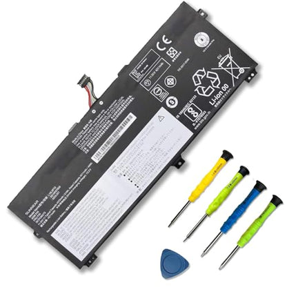 51Wh L18L3P72 Laptop Battery for Lenovo ThinkPad X13 Yoga 1st Gen X390 | 11.55V 4372mAh Battery Replacement for ThinkPad X13 Yoga ThinkPad X390 Yoga; 02DL021 SB10K97659 5B10W13927 L18M3P72 - size: 11.61*5.91*1.10 inches L18L3P72