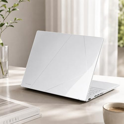 Batianda Crystal Clear Case for ASUS ZenBook 14 OLED 2024 2025 | Fits Model UX3405M / UX3405C / UM3406, Transparent Hard Shell Laptop Cover, Ultra Thin Anti-Scratch Protective Skin - color: Crystal Clear