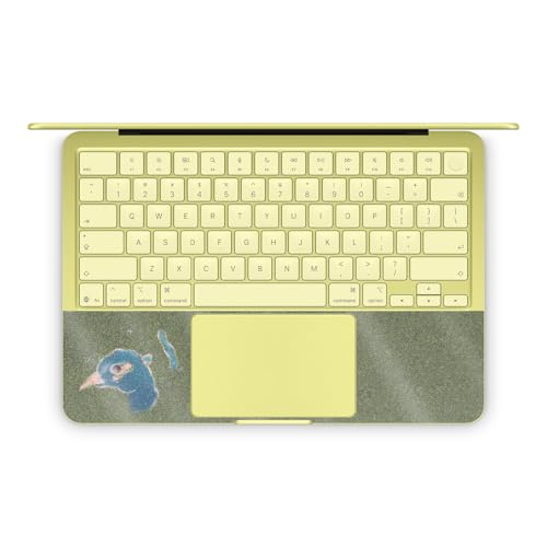 Glossy Glitter Laptop Skin Compatible with Apple MacBook Neo - Arial Beach - Premium 3M Vinyl Protective Wrap Decal Cover - Easy to Apply | Crafted in the USA by MightySkins - color: Arial beach, size: MacBook Neo Full Cover Skin, style: Glossy Glitter Fi