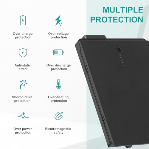 7WNW1 GK3D3 Laptop Battery Compatible with Dell Latitude 5424 5420 Rugged 7424 Extreme P85G P86G P137G P137G001 P137G002 P85G001 P86G001 Series DMF8C 0DMF8C 6NNCF DP3KF DMF0C 07WNW1 0GK3D3 451-BCHV - size: 4.84*3.43*0.63inch