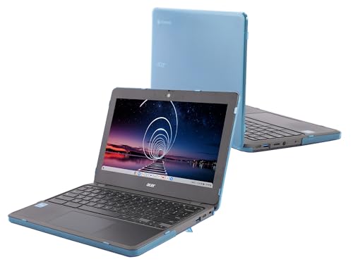 mCover Hard Case Only Compatible for 2023-2024 11.6" Acer Chromebook 511 C736 Series Clamshell Laptop Computers (NOT Compatible with Any Other Acer Models) - Aqua - color: Aqua
