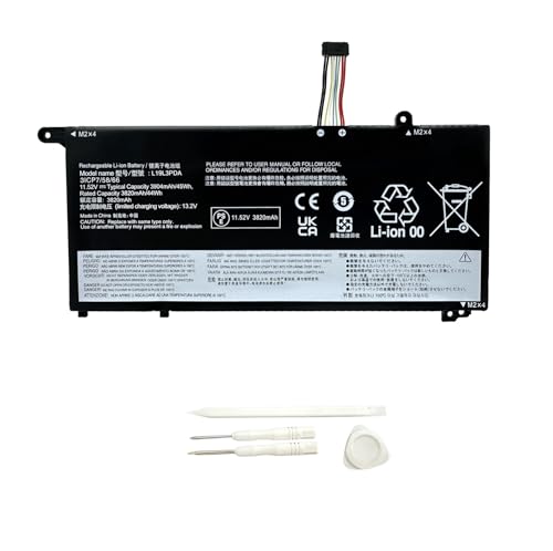 L19M3PDA Laptop Battery Replacement for Lenovo ThinkBook 14 G2 ITL are / 14 G3 ACL ITL / 14 G4 ABA IAP / 15 G2 ITL are / 15 G3 ACL ITL /15 G4 ABA IAP Series L19L3PDA L19D3PDA L19C3PDA