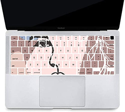 Laptop Case Compatible with MacBook Pro 13 inch with CD-ROM Model: A1278(Old Version 2012/2011/2010/2009/2008), Protective Plastic Hard Shell Case Cover & Keyboard Skin - Girl Pattern 2 - color: Girl Pattern 2, size: A1278(Pro 13 w/CD-ROM 2008-2012)