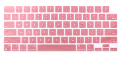 Keyboard Skin Compatible for 2026-2021 MacBook Pro 14 16 M5 M4 M3 M2 M1 A3426 A3427 A3434 A3112 A3401 A3185 A2442 A2779 A2918 A2992 A3428 A3429 A3403 A3186 A2485 A2780, MacBook Neo 13" (Rose Gold) - color: Rose Gold