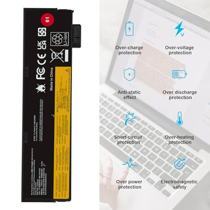 01AV423 Laptop Battery Replacement for 11.4V 24WH Lenovo ThinkPad T570 T580 T470 T480 A475 A485 P51S P52S TP25 01AV452 01AV422 01AV424 01AV490 4X50M08810 SB10K97579 SB10K97580 SB10K97581 SB10K97597 - size: 8.19x2.13x0.35inch 01AV423