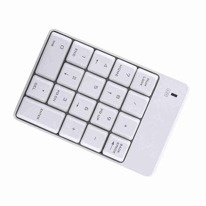 2.4GHz Cordless USB Numeric Keypad Numpad Number 18 Keys Keyboard with USB Receiver for Laptop Notebook Desktop PC Battery Not Included Plastic Remote Distance 10m