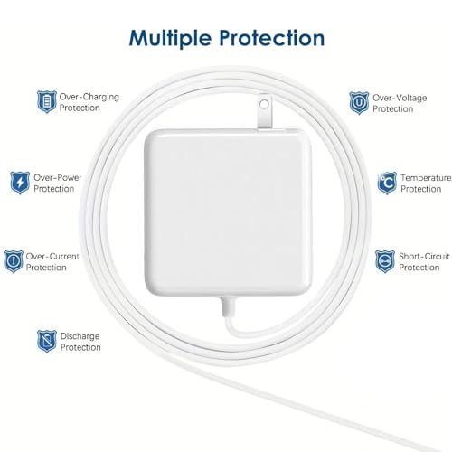 Mac Book Air Charger - 45W Magnetic T-Tip Power Adapter (Between 2012-2017) | Mag 2 Laptop Charger Compatible with MacBook Air 11/13 " After 2012 with Model: A1465, A1466, A1435, A1436 MD223,MD224,MD231