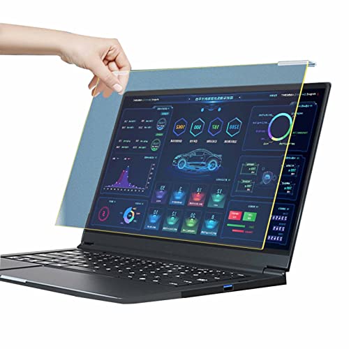 Computer Screen Filter, Hanging Type Screen Protector, 12 13 14 15.6 17 Inches Removable Antiblue Light Filter Blocker Screen Cover, Antis-Scratch, Easy Installation, No ,Diagonal-14in/35.5cm - size: 14in/35.5cm