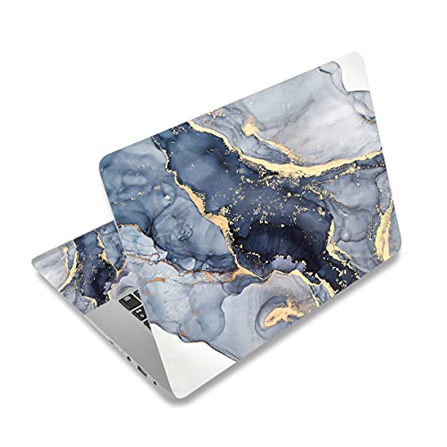 Laptop Skin Sticker Decal, 12" 13" 13.3" 14" 15" 15.4" 15.6 inch Laptop Universal Netbook PC Notebook Vinyl Reusable Skin Sticker Cover Art Case Protector Personalized,Gilt Marble - color: Gilt Marble