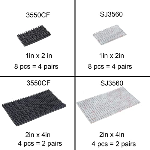 3M Dual Lock 1in x 2in 8pcs, EZ Pass Holder/IPass/IZoom/Sunpass, Adhesive Mounting Strips Black Fastener - size: Black 1in x 2in x 8pcs