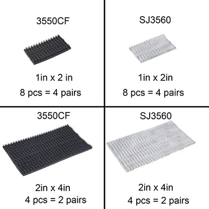 3M Dual Lock 1in x 2in 8pcs, EZ Pass Holder/IPass/IZoom/Sunpass, Adhesive Mounting Strips Black Fastener - size: Black 1in x 2in x 8pcs